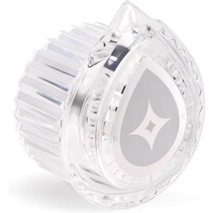 3 x Shower Handle, Compatible with Moen 100710 Series Thermostatic Single Bathtub and Shower Replacement Handle Kit, White with Water Drop Knob Insert, 1 Piece Pack