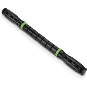 iGreely Premium Muscle Roller The Ultimate Massage Roller Stick 17 Inches Recommended by Physical Therapists Promotes Recovery Fast Relief for Cramps Soreness Tight Muscles Black