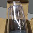 Mueller Smoothie Blender for Smoothies - Personal Blender for Shakes, Frozen Drinks, Baby Food & More, 15oz Travel Cup and Lid, Durable Stainless Steel Blades for Powerful Blending Performance, Black