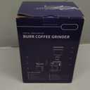 SHARDOR Electric Burr Coffee Grinder for Home Use, Coffee Bean Grinder for 32 Grind Settings, 40-Second Adjustable Timer, One-Touch Start & Cleaning Button, Black