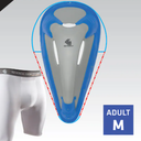 Athletic Cup w/ Soft Rim, Shock Absorbent Groin Protector for High Impact Sports, Combat Sports, Baseball, Lacrosse, Football, Hockey, MMA, BJJ, Boxing, Muay Thai | Adult M