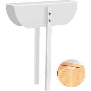 Bifold Door Lock- Metal Double Door Child Safety Locks Keep Toddler, Cats&Dogs Out of Pantry, Closets, Cabinets