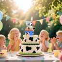 Number 6 Birthday Candles,Toy Theme Cake Toppe,Cartoon Number 6 Candles,Cowboy Six Cake Decoration,Cowgirl Party of Baby Shower for Boy Girl Birthday Supplies