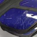 Greatever Snorkel Fins Adjustable Buckles Open Heel Swim Flippers Travel Size Short Swim Fins for Snorkeling Diving Swimming Adult Men Womens (Blue)