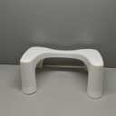 Squatty Potty Simple Curve Toilet Stool. (White)