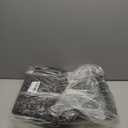 4x6 Oval Rug - Washable Ultra-Thin Carpet Black Bronze