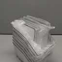 Yerliker 6 Pcs Clear Plastic Storage Bins with Lids Large Stackable Pantry Storage Organizer Bins Kitchen Organization Cabinet Organizers Ideal Containers for Fridge, Kitchen, Cabinets (Clear)