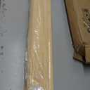 LUCKUP Cordless Bamboo Roman Blinds Shades for Indoor Windows-Blackout Room Darkening Roman Blinds with 6" Valance Cover Enhanced Privacy, 38" W x 64" H