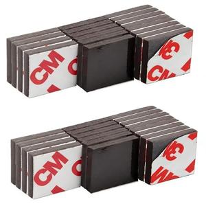 160 Mil Strong Magnets with Adhesive Backing(Each Square 3/4" x 3/4") for Heavy Duty Items,Peel and Stick Self Sticky Magnets (36PCS)