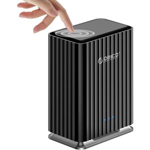 ORICO 2 Bay Hard Drive Enclosure USB C Plug and Play DAS Backup with 12V/4A Power Adapter Maximum 2*22TB Storage for Personal Local Database