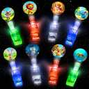 Novelty Place 24 Pcs LED Finger Lights for Kids Party Favors, Cute Animal Projector Light-Up Toys Gifts for Kids, Animal Theme Birthday Party Decorations Supplies, Goodie Bag Fillers, Classroom Prizes
