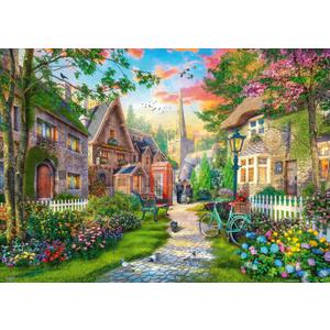 Ravensburger Church Lane 1000 Piece Jigsaw Puzzle for Adults | Unique, Pieces | Anti-Glare Surface | FSC Certified, Eco-Friendly 