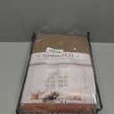 RustBrown Linen Pinch Pleated Blackout Curtains & Drapes 96 Inch Long Bedroom/Livingroom Farmhouse Curtains 2 Panel Sets, Neutral Track Room Darkening Thermal Insulated 8ft Back Tab Window Curtain