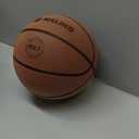 Silent Basketball Size 7, 29.5  Airless Indoor Basketball | Gift Box Included, Pro PU Foam Basket Ball, for Quiet Dribbling Indoor, Real Grooves, 90% Bounciness, 12.7 Oz (Brown)