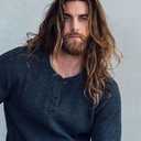 Sabosi Mens Long Hair Wigs Brown Curly Fluffy Wigs,Synthetic Hair Daily Party Halloween Costume Wig