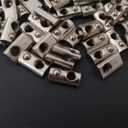 100-Pack 2020 2040 2060 Roll in Spring Loaded T Nut M5 for 20x20 20 Series Aluminum Extrusions 6mm Slot Aluminum Profile Accessories (m5)