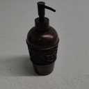 Essentra Home Bronze Liquid Soap Dispenser for Bathroom, Bedroom or Kitchen. Also Great for Hand Lotion and Essential Oils.