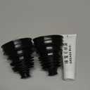 2 CV Boot Kits (Axle Boot Kits) with 4 Stainless Steel Clamps and 1 Grease Tube  Universal CV Joint Boot for Axle Shaft Size 19mm-24mm, Protects CV Axle