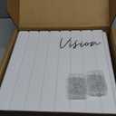 Lamare Vision Board for Wall - Aesthetic Felt Bulletin Board Tiles with Pins & Adhesive Tabs, Collage Board - Minimalist Dream Board for DIY Vision Board Supplies