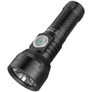 LUMINTOP GT Nano Keychain Flashlight 450 Lumens Mini Flashlight 300 Meters Beam Distance Single 10180 Li-ion Battery (Included) (Black)