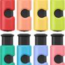 Mr. Pen- Squeeze and Lock Bread Bag Clips, 8 Pack, Crayon Colors, Squeeze and Lock Bread Clips Reusable