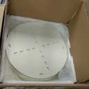 Kryonix Rotating Bookshelf, Spinning Bookshelf Tower 5 Tier, 360° Revolving Bookcase Lazy Susan, Multi Functional Corner Round Turning Book Shelf Organizer for Small Spaces(Cream)