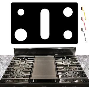 Stove Cover For GE General 30 Inch Gas Range Model JGBS86SPSS JGBS86EPES, Upgraded 0.5MM Thickness Reusable Burner Guard For For GE Gas Stove Top Protector