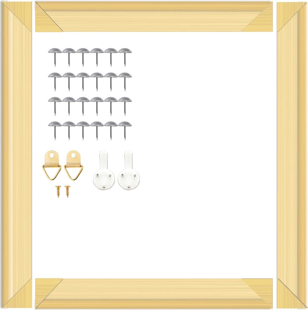 ECOIOU DIY Canvas Stretcher Bars 16x20 Inch Canvas Frame, Sturdy Stretcher Frames for Oil Paintings, Prints, Paint by Numbers & Posters(Need Extra Size to wrap Around The Frame)
