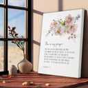 UNDDISINS Christian Floral Scripture Canvas Wall Art Philippians 1:911 Bible Verse Painting Picture Wall Decor Scripture Religious Home Print Artwork for Living Room Bedroom Church Home Decoration