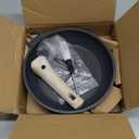 CAROTE Nonstick Frying Pan Skillet,Non Stick Granite Fry Pan Egg Pan Omelet Pans, Stone Cookware Chef's Pan, PFOA Free,Induction Compatible (Classic Granite, 8-Inch) (Black)