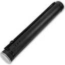 DEWEL Document Tube,Plastic Expanding Poster/Art/Document Storage Tube 24.5 to 40 inches Adjustable with Carrying Strap Waterproof and Light-Resistance Telescoping Carrying Case (Black-Large Size)