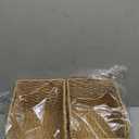 OIAHOMY Pantry Baskets for Organizing, Paper Rope Baskets with Built-in Handles, Wicker Storage Bins for Shelves, 2 Pack-Yellow