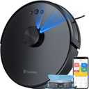 R1 Robot Vacuum Cleaner, 3000 Pa Robot Vacuum Cleaner Pet Hair Laser Navigation, Vacuum Cleaner Robot WLAN with Room Map, 150 Minutes Runtime Robot Vacuum Cleaner with Wiping Function