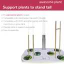 Trellis System (20 PCS) Plant Support Stakes Kit, 7.87 Inches Plant Stakes for Indoor Hydroponic Growing System, Compatible with Aerogarden Harvest XL Bounty and iDOO Indoor Garden