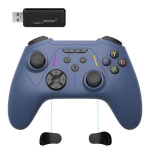 BETMI Wireless Controller for Xbox One, Xbox Series X/S, PC, Hall Effect Joysticks & Trigger, Turbo, Macro, Remapping, Dual Vibration Function, 2.4GHz Gamepad(Blue, no 3.5mm Jack)