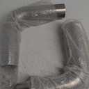 2 Pcs 2.5" OD 90 Degree Exhaust Pipe, 90 Mandrel Bend Elbow, 304 Stainless Steel, Universal Fit, 5.9 Inch Length, DIY Custom Mandrel Bend Pipe 2PCS