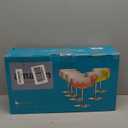 Vintage Ribbed Coupe Glasses Set of 6-11oz Clear 100% Crystal Martini Glasses Elegant Cocktail Glasses, Transparent Glassware for Champagne, Margaritas, Espresso with a Rose Ice Mold