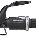 BaByliss Pro Spring Curling Iron, Porcelain Ceramic Professional For Multiple Hair Types, Reaches 430 Degrees for Loose Long Lasting Curls (1 inch)