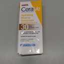 CeraVe Hydrating Mineral Sunscreen SPF 30 with Sheer Tint, Tinted Mineral Sunscreen with Zinc Oxide & Titanium Dioxide, Blends Seamlessly For Healthy Glow, Deep, 1.7 Oz