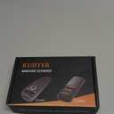 KUIIYER Mini Bluetooth Barcode Scanner, Wireless 2D QR 1D Bar Code Scanners with LCD Screen Display & Setting Keypad & AI Voice, Small Portable Handheld Barcode Reader for Smart Phone, Computers & POS