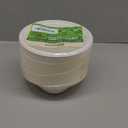 Homestockplus Disposable Bowls 24 Oz [50 Pack] - Compostable Bowls, Heavy Duty Paper Bowls Microwave Safe BPA-Free Eco Dinnerware for Kids Meals & Food Trucks (White)