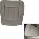 HECASA Seat Cover Compatible with 1996-2002 Toyota 4Runner Waterproof Synthetic Leather Left Side Bottom