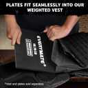 EVERYMATE Tactical Weighted Vest Plates – 3.75/5.75/8.75/14.5/19.75LB Pairs – Insert Weighted Vest Plates- Contoured Ergonomic Fit – WODs, Strength Training, Running, Weight Plates for Vest
