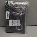 NICETOWN Black Blackout Curtains 30 inch Curtains for Kitchen, Grommet Cafe Curtains Solid Window Treatments Sound Reducing for Bedroom, 2 Panels, W37 x L30, 2 Panels