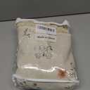 Floral Vintage Linen Shower Curtain, French Country Shower Curtains for Bathroom with Tassels, 72Wx78H (Linen - Muted Garden Tassel Edge)