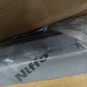 munirater 30 in Stainless Steel Mud Flap Hanger with Light Cutouts Wing Panel Hanger Loaded 2 1/2 Pattern Replacement for Semi Trucks