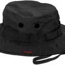 Rothco Boonie Hat (7 3/4, Black)