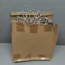 Baquler 2 Set Christmas Snowflake Solar Lights 20 Feet 138 LED Waterproof Outdoor Cool White Twinkle Fairy Lights 8 Modes Solar Hanging String Lights Decoration for Xmas Tree Porch Roof Window Decor