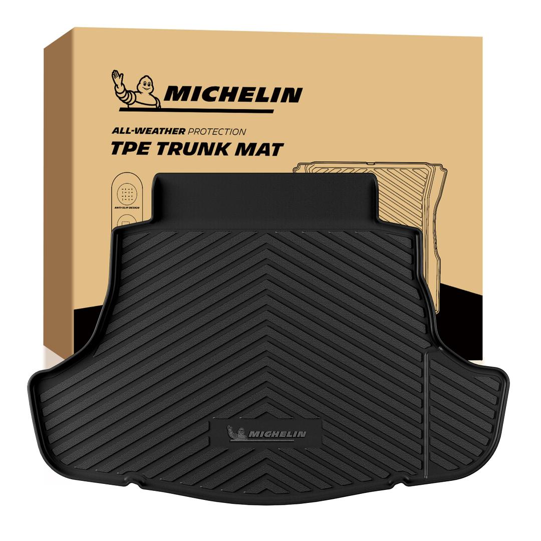 Michelin Floor Mats, Premier Series All-Weather TPE Custom Fit Liner for Toyota Camry 2025-2026 Trunk Mat (1 Piece)
