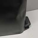 TIPGO Slim Bathroom Trash Can with Lid Soft Close, Step Pedal, 6 Liter / 1.6 Gallon Stainless Steel Trash Bin, Small Garbage Cans for Bedroom, Office, Kitchen (Matte Black)